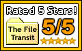 Rated 5 Stars from FileTransit.com